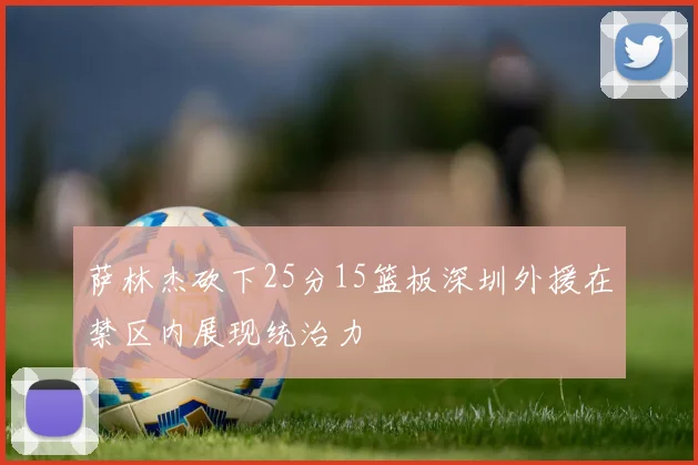 萨林杰砍下25分15篮板深圳外援在禁区内展现统治力